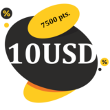 10 USD balance